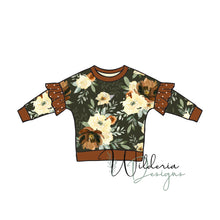 Load image into Gallery viewer, Dolman Tee Ruffle Add-on Mockup - Short & Long Sleeve Bundle