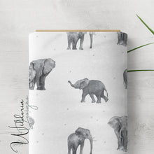 Load image into Gallery viewer, Watercolour Elephants - with specks