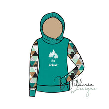 Load image into Gallery viewer, Fold Over Hood Sweater Mockup