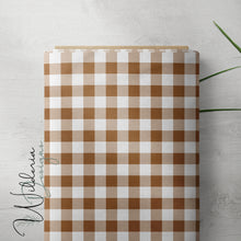 Load image into Gallery viewer, Gingham - Caramel - Rustic Floral Coordinate