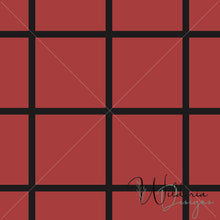 Load image into Gallery viewer, "Harvest" Grid Check - Chili