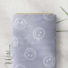 Load image into Gallery viewer, "Emoji That!" Grunge Smile - Muted Purple
