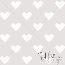 Load image into Gallery viewer, "Vintage Spring" Hearts - Pearl Grey