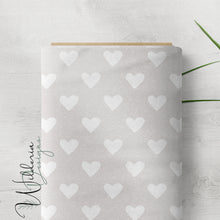 Load image into Gallery viewer, "Vintage Spring" Hearts - Pearl Grey