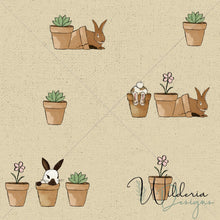 Load image into Gallery viewer, "Hop To It" Bunny Pot Fun