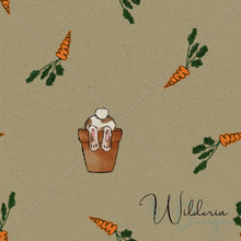 Load image into Gallery viewer, "Hop To It" Carrot Pot - Burlap Elmwood