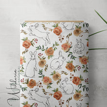 Load image into Gallery viewer, "Hop To It" Cottontail Family - Outline Floral