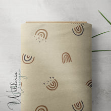 Load image into Gallery viewer, "Hop To It" Neutral Rainbows - Burlap - Birch