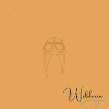 Load image into Gallery viewer, "Little Aviator" Collection Aviator Hat Panel - Nairobi Dusk