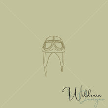 Load image into Gallery viewer, "Little Aviator" Collection Aviator Hat Panel - Rhino