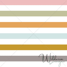 Load image into Gallery viewer, "Little Aviator" Collection Retro Stripe Horizontal - Bright
