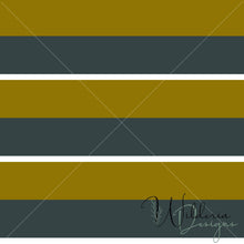 Load image into Gallery viewer, "My Little World" Collection - Double Stripe Aegean Dijon