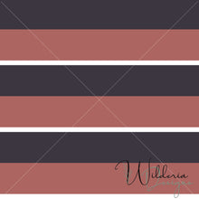 Load image into Gallery viewer, "My Little World" Collection - Double Stripe Dusky Plum