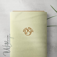 Load image into Gallery viewer, "My Little World" Collection Hello World Panel - Cream