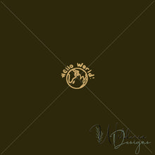 Load image into Gallery viewer, "My Little World" Collection Hello World Panel - Moss