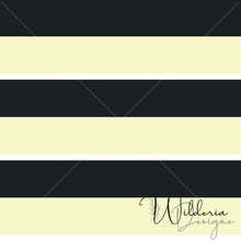Load image into Gallery viewer, "My Little World" Collection - Double Stripe Midnight Cream