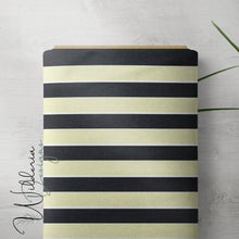 Load image into Gallery viewer, "My Little World" Collection - Double Stripe Midnight Cream