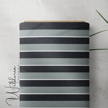 Load image into Gallery viewer, "My Little World" Collection - Double Stripe Midnight Stone