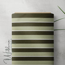 Load image into Gallery viewer, "My Little World" Collection - Double Stripe Moss Pistachio