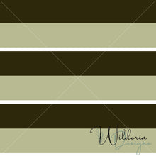 Load image into Gallery viewer, "My Little World" Collection - Double Stripe Moss Pistachio
