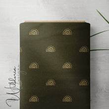 Load image into Gallery viewer, "My Little World" Collection Rainbow Sun - Moss