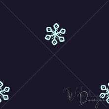 Load image into Gallery viewer, "My Little World" Collection - Snowflake Navy