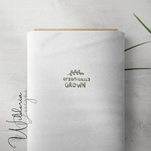 Load image into Gallery viewer, "My Little World" Collection Organically Grown Panel - White