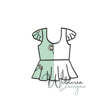 Load image into Gallery viewer, Peplum Swimsuit Mockup Set