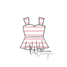 Load image into Gallery viewer, Peplum Swimsuit Mockup Set
