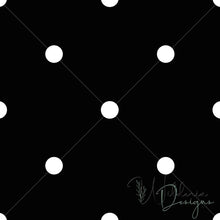 Load image into Gallery viewer, Polka Dots - Black - Rustic Floral Coordinate
