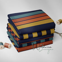 Load image into Gallery viewer, Retro Stripes Collection - Navy