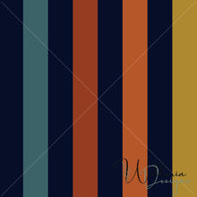 Load image into Gallery viewer, Retro Stripes Collection - Navy