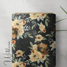 Load image into Gallery viewer, Rustic Florals - Black Linen **Limited Design**