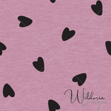 Load image into Gallery viewer, Scattered Hearts - Heathered Pink