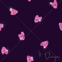 Load image into Gallery viewer, Scattered Hearts - Pink Sparkle