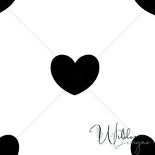 Load image into Gallery viewer, Simple Heart - Black & White