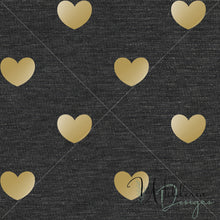 Load image into Gallery viewer, Simple Heart - Heather - Gold