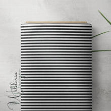 Load image into Gallery viewer, Simple Hearts - Stripe Coordinate - Black&White