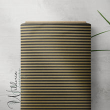 Load image into Gallery viewer, Simple Hearts - Stripe Coordinate - Gold Charcoal