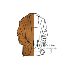 Load image into Gallery viewer, Slouchy Cardigan Mockup