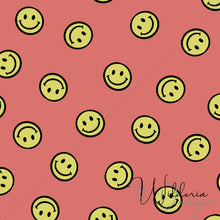 Load image into Gallery viewer, "Emoji That!" Smiley - Salmon