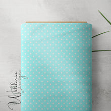 Load image into Gallery viewer, Spring Florals Mini Dots - Aqua