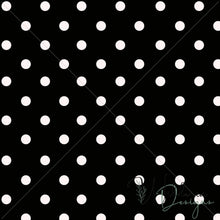 Load image into Gallery viewer, Spring Florals Mini Dots - Black