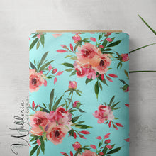 Load image into Gallery viewer, Spring Florals - Aqua **Limited Design**