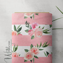 Load image into Gallery viewer, Summer Florals - Linen Stripe - Sunkissed **Limited Design**