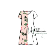 Load image into Gallery viewer, T-Shirt Dress Mockup