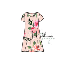 Load image into Gallery viewer, T-Shirt Dress Mockup