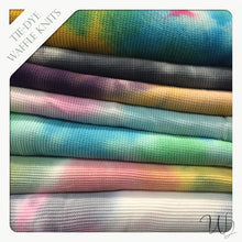 Load image into Gallery viewer, Waffle Knit Tie Dye