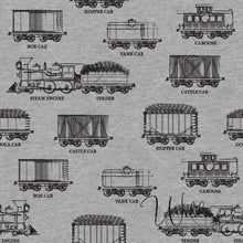 Load image into Gallery viewer, Train Cars - Grey Heather