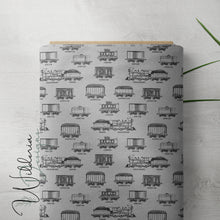 Load image into Gallery viewer, Train Cars - Grey